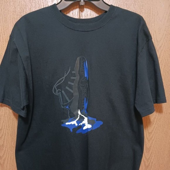 3 Jordan (T-Shirts)-(2 Black/1 Yellow)-(Pre-owned)-(Stains)-(Size-L)-$25.00 - Picture 2 of 9